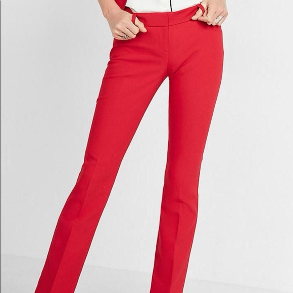 Express Elegant Red Women's Pants